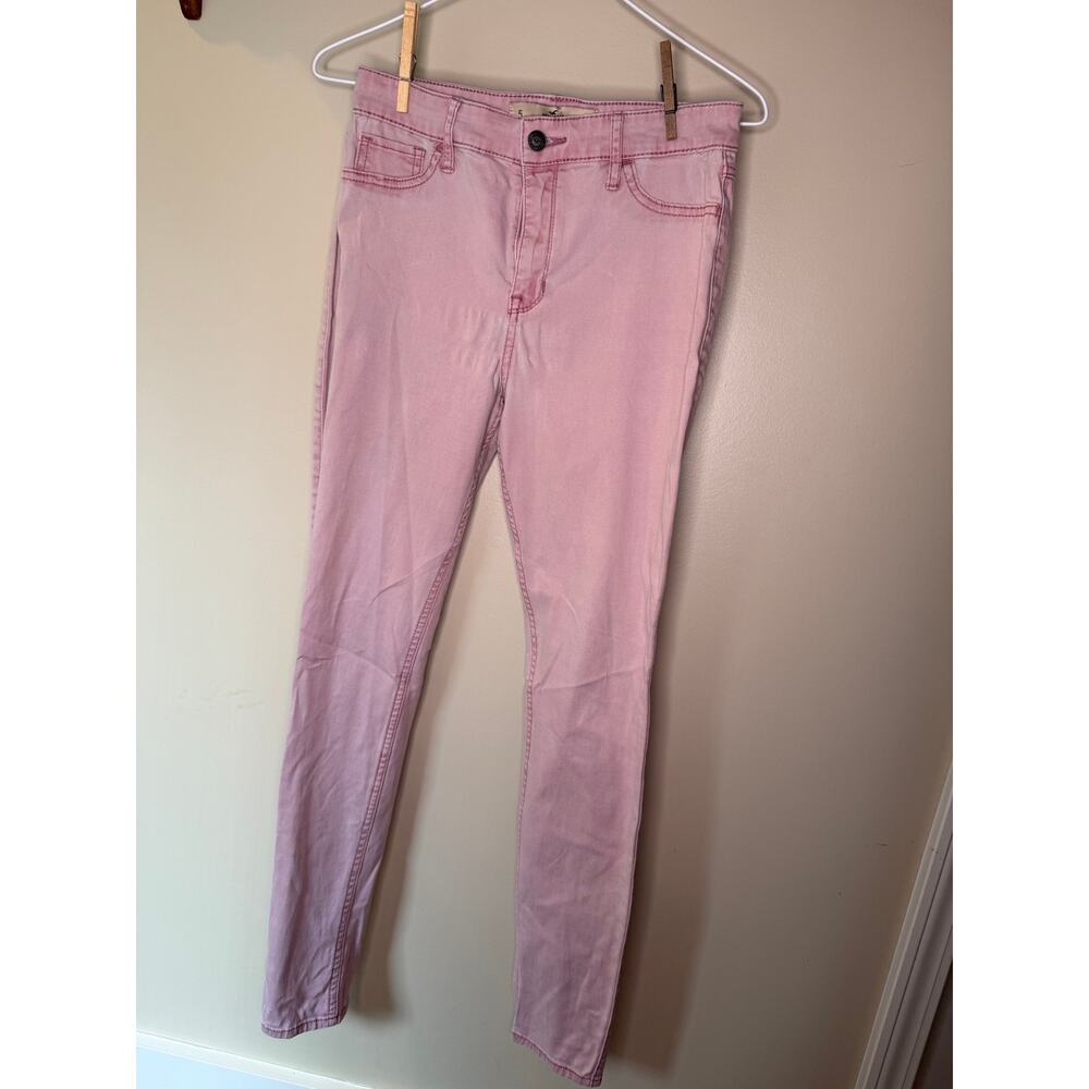 Y2K Retro Hollister Skinny Jeans in Pink